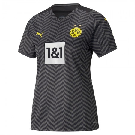 Billiga Fotbollströjor BVB Borussia Dortmund Dam Borta tröja 2021/22 Kortärmad 